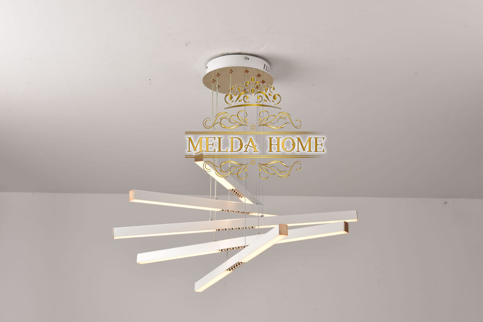 Cornhusk Cascade Lights Wit-Goud|Goud|Zwart