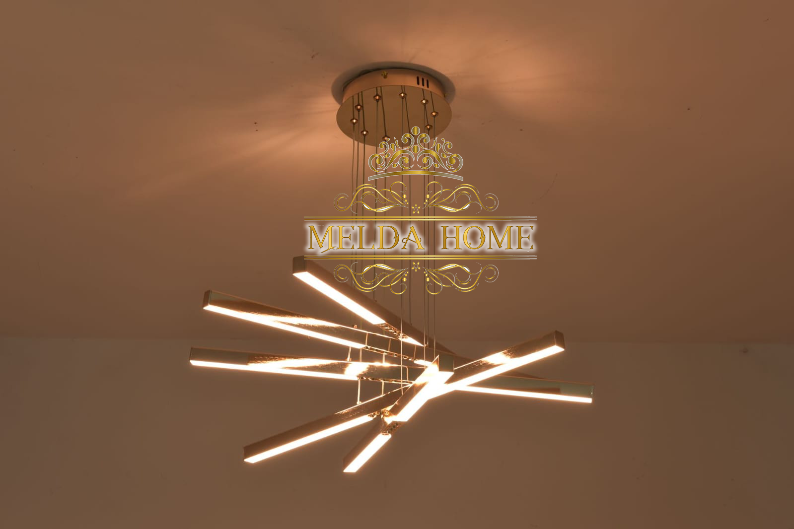 Cornhusk Cascade Lights Wit-Goud|Goud|Zwart