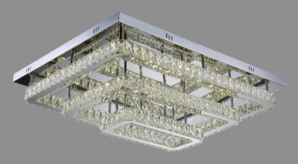 Plafondlamp Habiba - 86W - LED - Wit en Warm licht - Incl. afstandsbediening