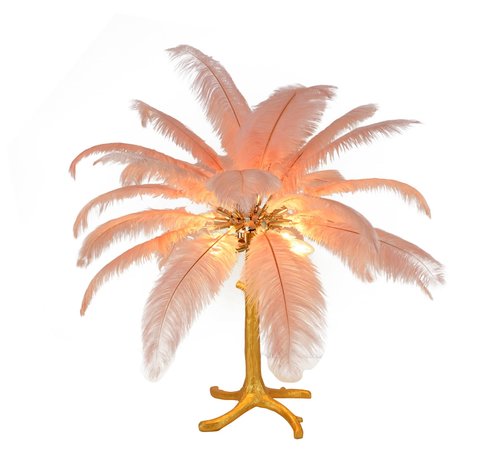 Palmboom Tafellamp Roze