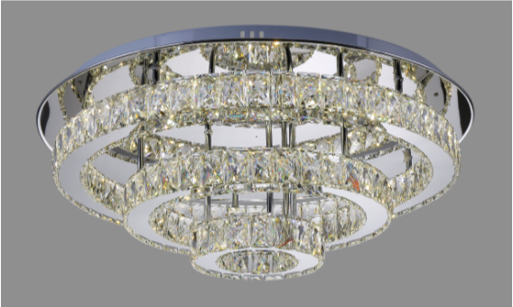 Plafondlamp Aza - 70X26 CM  - Dimbaar LED licht Q Dia60CM